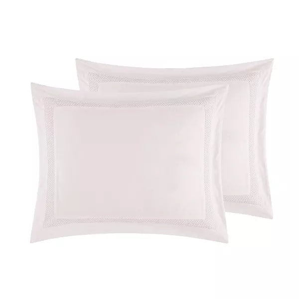 3pc King/California King Bristol Embroidered Comforter Set White