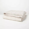 Grid Stitched Quilt Taupe/Green/Cream - Full/Queen