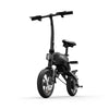 Axle Foldable Step Over Electric Bike - Black