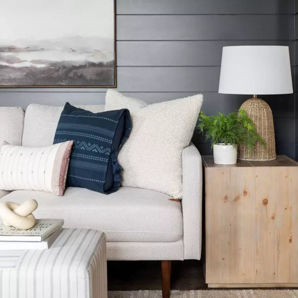 Dreary Abstract Landscape Framed Wall Canvas