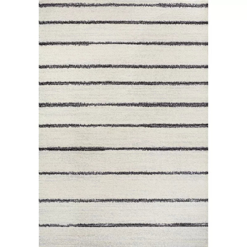 Williamsburg Minimalist Stripe Area Rug, 8 x 10