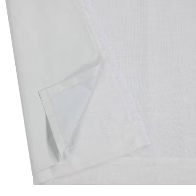 Blackout Slub Weave Raw Edge Curtain Panel