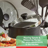 Stock Pot with Lid, Simply Cook Nonstick Cookware Black