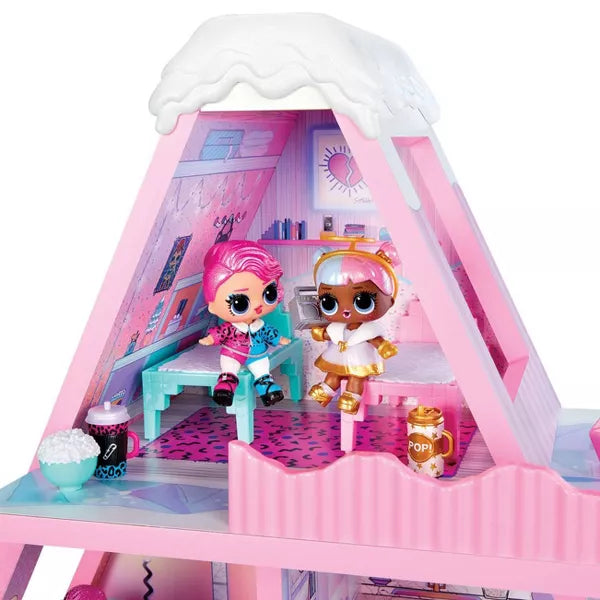 Winter Snow Chalet with New Exclusive Tot