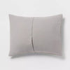 3pc Full/Queen Traditional Cozy Chenille Comforter and Sham Set Gray