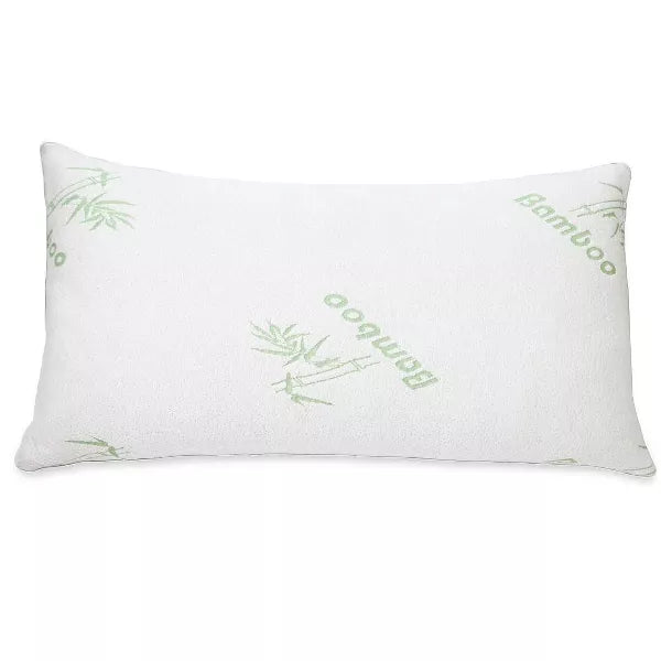 King Size Soft Plush Bamboo Memory Foam Support Pillow