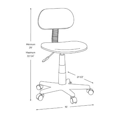Task Dorm Chair Black