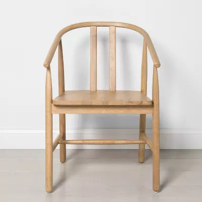 Sculpted Wood Dining Chair