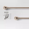 Ball Double Curtain Rod