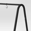 Rectangle A-Frame Pergola Outdoor Patio Dining Table Black