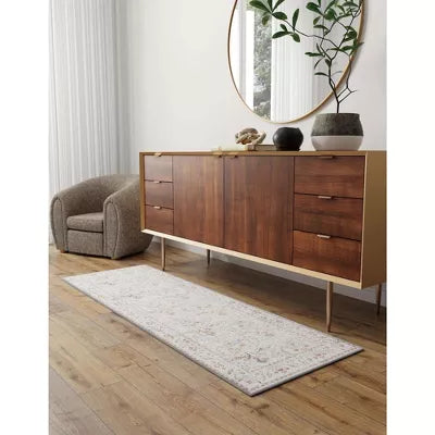 Timeless Dinah Floral Indoor Woven Area Rug, 5' runner