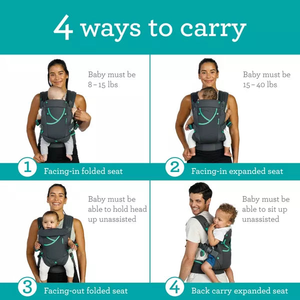 Carry On Active Baby Carrier - Gray