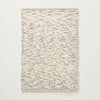 Chunky Rectangular Handmade Woven Area Rug Cream - 2'x3' Accent