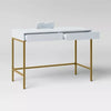 Loring Wood Writing Desk with Drawers and Charging Station, final cut