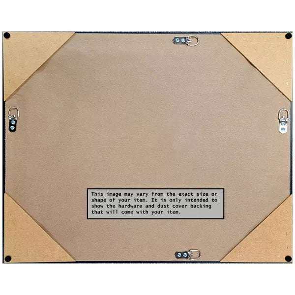 Beveled Stately Bronze Wall Mirror -  Rectangular, Polystyrene Frame, No Assembly Required