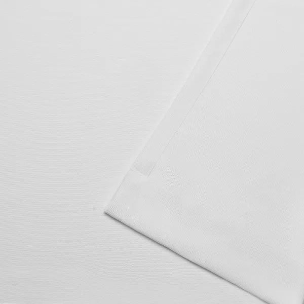 Set of 2 Indoor/Outdoor Solid Cabana Tab Top Window Curtain Panel