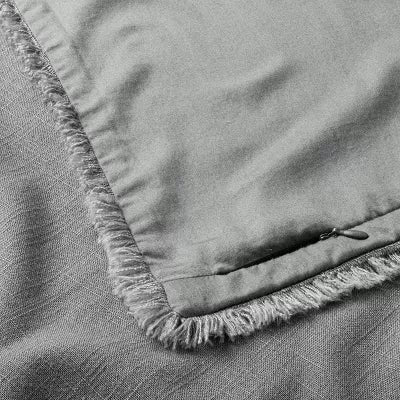 Heavyweight Linen Blend Comforter & Sham Set - King