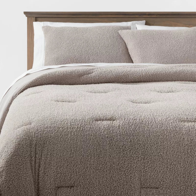 3pc Traditional Cozy Chenille Comforter and Sham Set - King