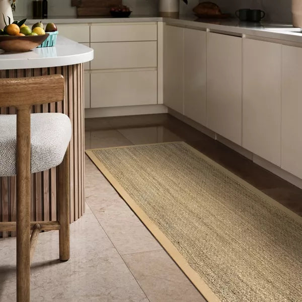 Elijah Farmhouse Seagrass Indoor Area Rug 2'6"x6'