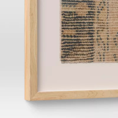 Textured Fabric Framed Wall Art