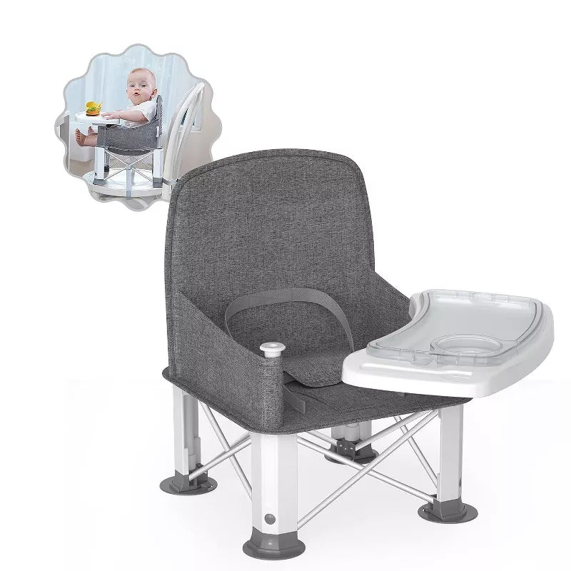 Baby Travel Booster Seat with Double Tray