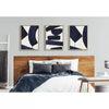 (Set of 3) Sylvie Japandi Framed Canvas Set Natural