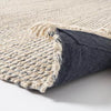 Malibu Woven Jute Rug with Fringe Cream/Gray - 5'x7'