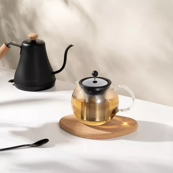 Melior Goose Neck Electric Water Kettle Matte Black