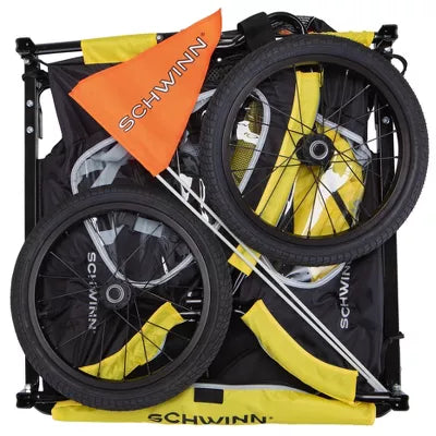Prescott Bike Trailer - Yellow/Black