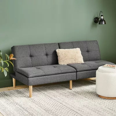 Tufted Dorm Futon Sofa