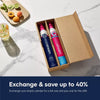 Art Gold Soda Maker with Additional Cylinder and Flavors Bundle