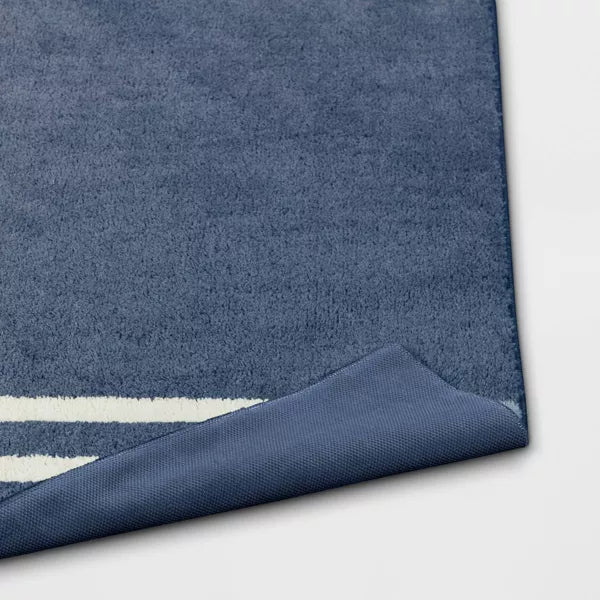 Border Striped Kids' Rug