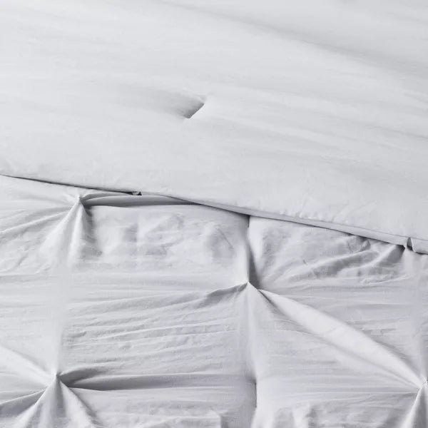 8pc Pinch Pleat Comforter and Sheet Set - King