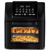 All-in-One Digital Air Fryer, Oven, Rotisserie & Dehydrator: Stainless Steel, Dishwasher-Safe Parts