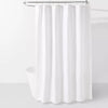 Matelasse Medallion Shower Curtain White