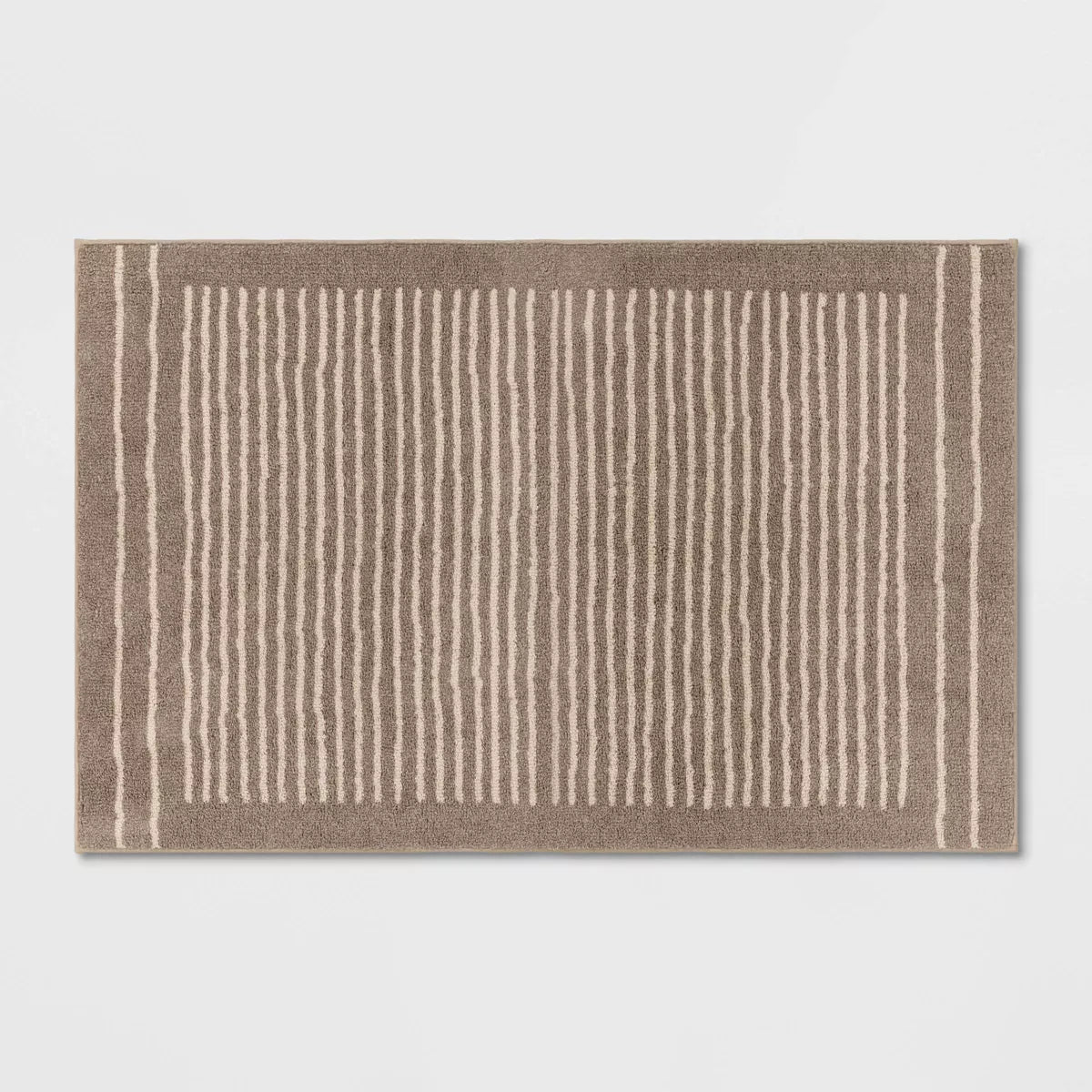 Washable Knitted Stripe Accent Rug 2'6"x4'