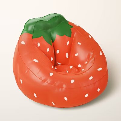 Strawberry Inflatable Seat Red