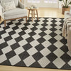 Positano Modern Diamond Outdoor Rug 5'x7'