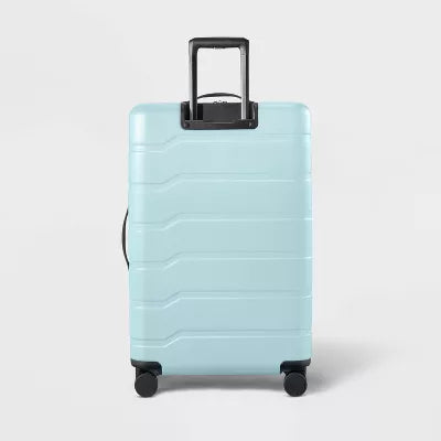Hardside Large Checked Spinner Suitcase