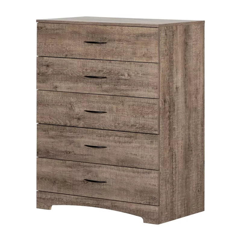 Step One 5 Drawer Chest Weathered Oak