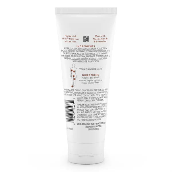 Aluminum Free Whole Body Deodorant Cream - Coconut & Vanilla, final cut