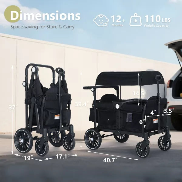 2-Seat Wagon Stroller
