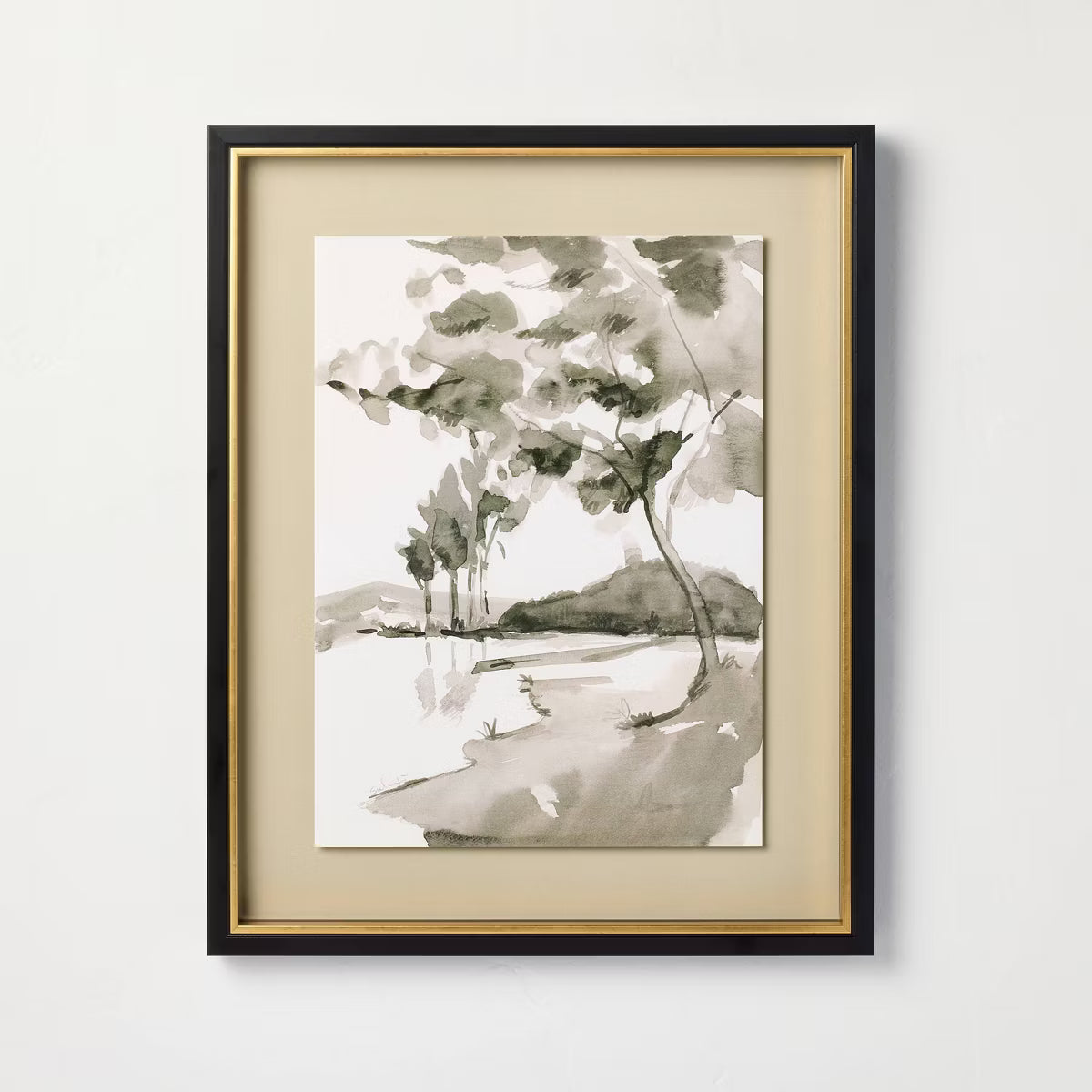 Washed Landscape Framed Wall Art