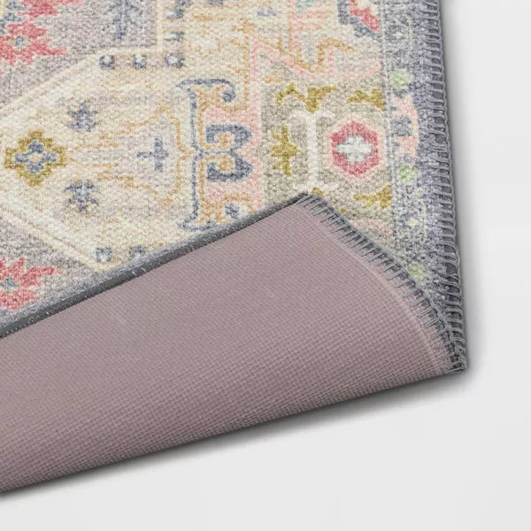 Washable Printed Accent Rug 2'x7' Runner