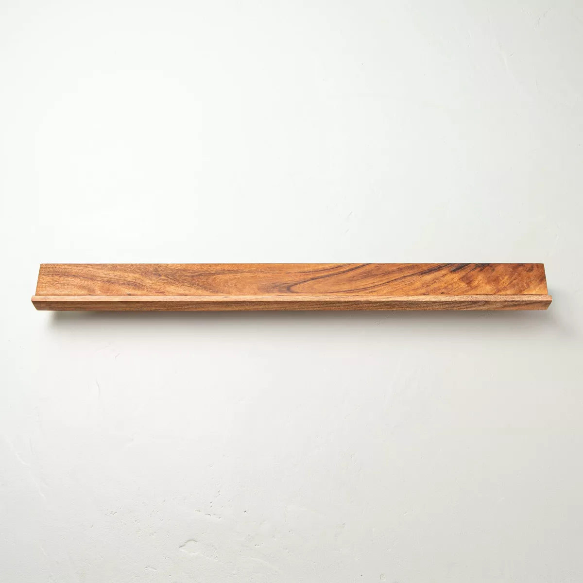 Wood Mantel Shelf Brown Floating Wall Storage, Hanging Display