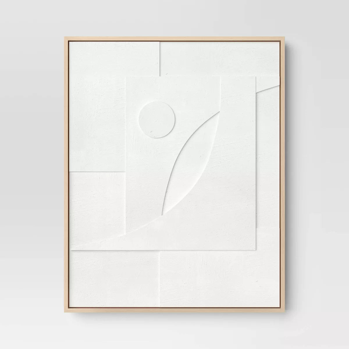 Dimensional II 3D Framed Wall Sculpture with Sand texture