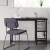 Adjustable Dorm Storage Desk Black
