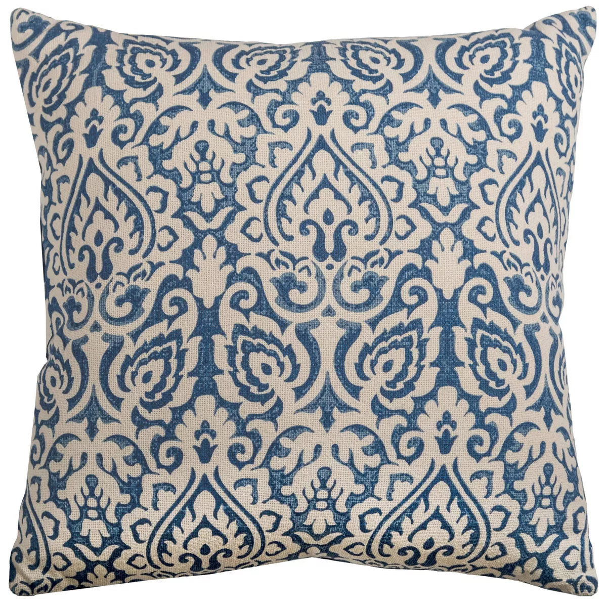 22"x22" Dulane Damask Square Throw Pillow SHOWROOM ITEM