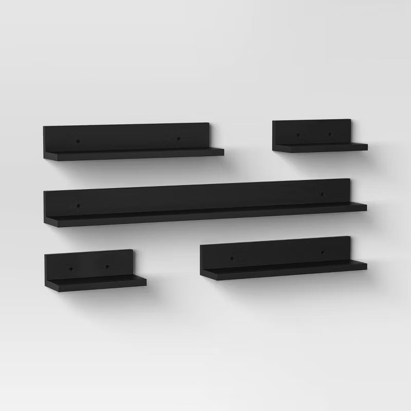 5pk Wall Shelf Picture Ledge