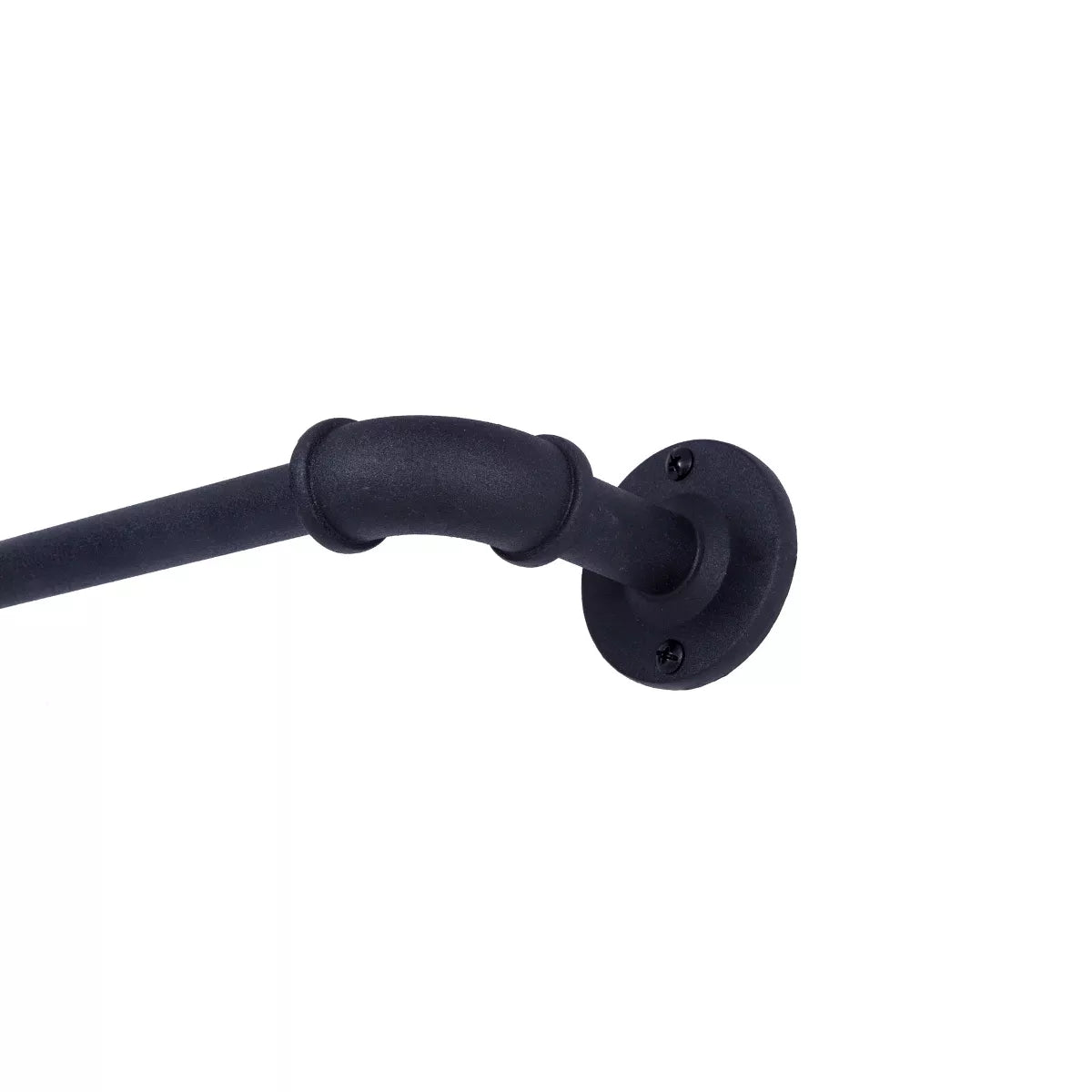 Bronn Industrial Room Darkening Curtain Rod